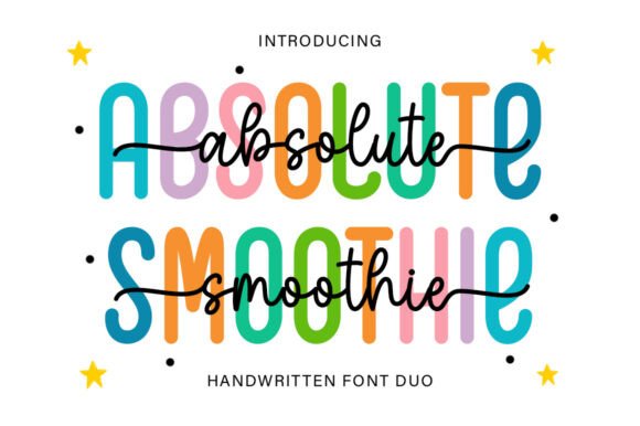 Absolute Smoothie Duo: The Font That Elevates Campaign Visuals