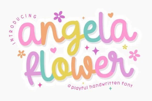 Angela Flower: The Script Amp Typeface That Elevates Small Business Branding