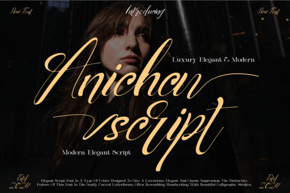 Anicha Script: The Modern Elegant Typeface for Digital Branding