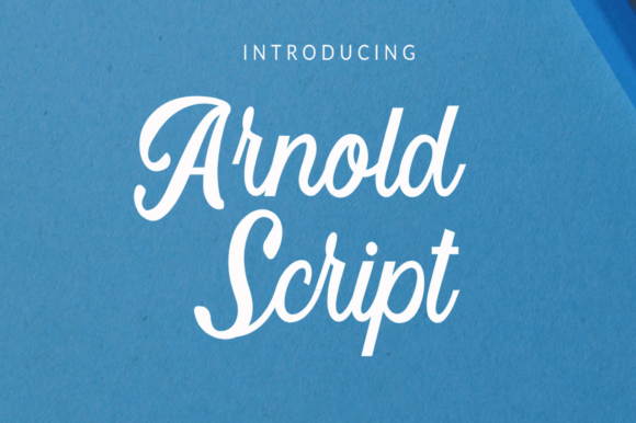 Arnold Script: The Bold Typeface That Elevates Your Brand