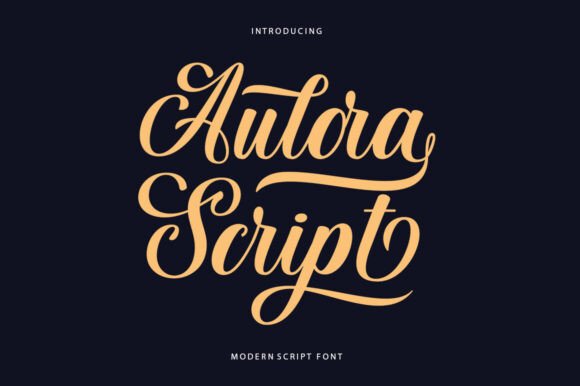 Aulora Script: The Elegant Typeface for Editorial Layouts
