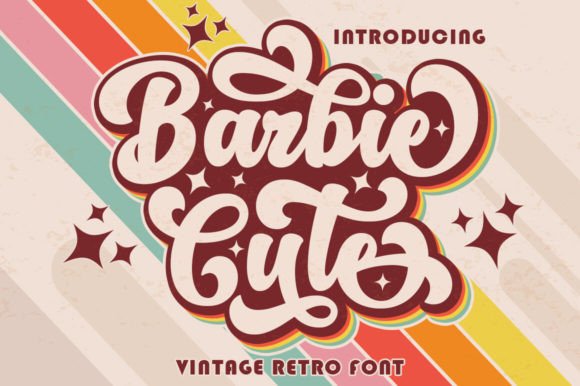 Barbie Cute: The Retro Script Font for Authentic Brand Identity