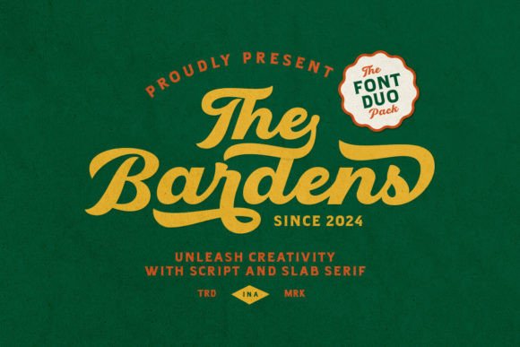 Bardens: A Retro Font Duo for Editorial Design and Vintage Branding