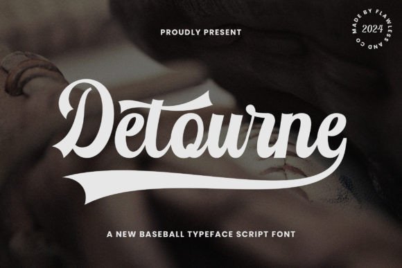 Detourne: The Script Amp Typeface That Elevates Sports Campaigns