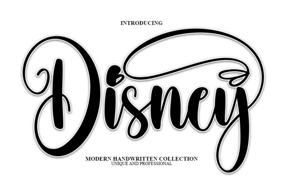 Disney: A Delicate Handwritten Typeface for Modern Web Design