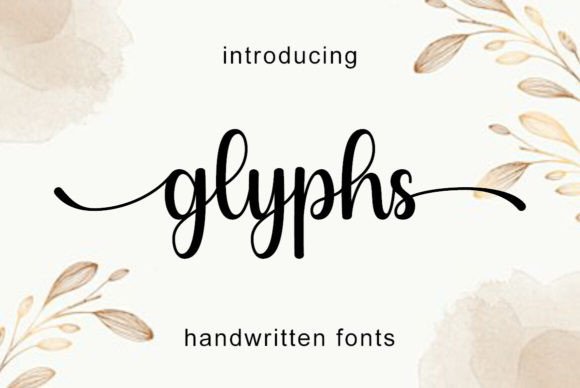 Glyphs: The Elegant Handwritten Typeface for Crafters and Sellers