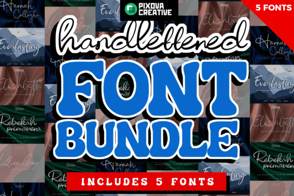 Handlettered Script Bundle: Elevate Your Web Typography