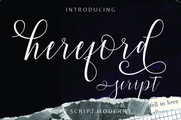Hereford Script: The Premium Typeface for Modern Branding