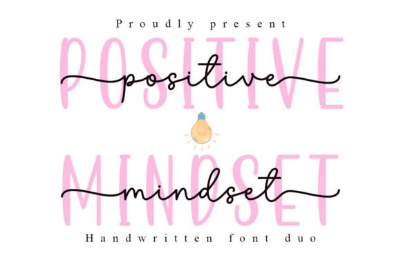 Positive Mindset: A Joyful Script Font for Editorial Design