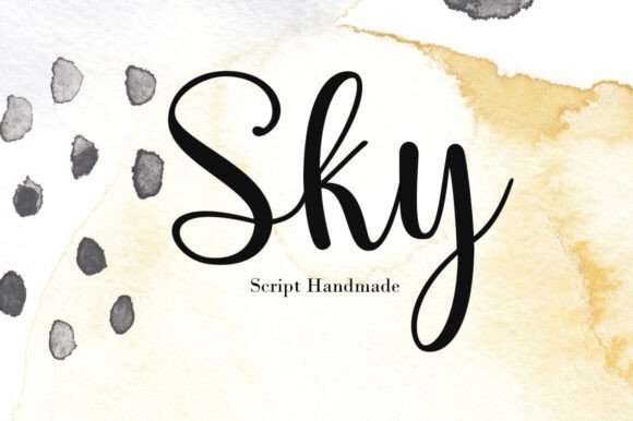 Sky Script: A Timeless Handwritten Typeface for Modern Branding