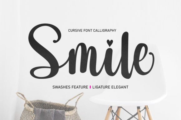 Smile Calligraphy: A Modern Handwritten Typeface for Editorial Design