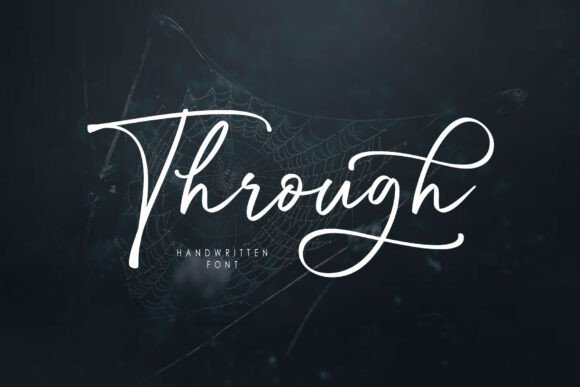 Through Script: The Elegant Handwritten Typeface for Modern Web Design