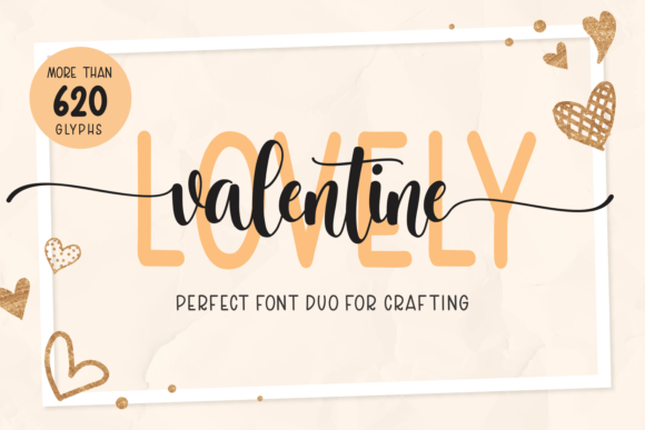 Upgrade Your Brand Identity With Lovely Valentine Duo Typeface