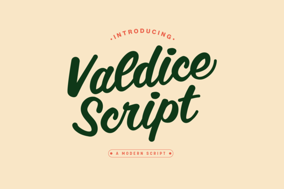 Valdice Script: A Bold Typeface for Modern Brand Identity
