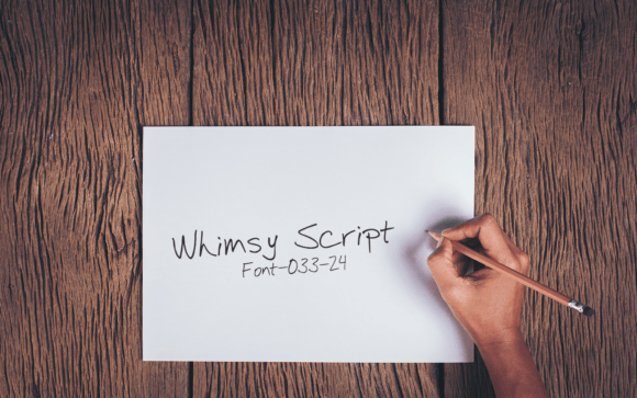 Whimsy Script: A Hand-Drawn Typeface for Authentic Editorial Design
