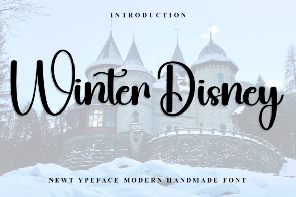 Winter Disney: The Script Typeface for Elegant Editorial Design
